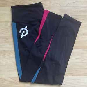 Peloton Here Now high waisted color block leggings